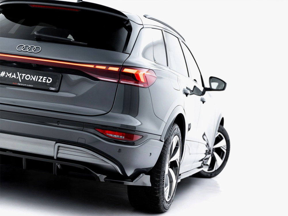 Rear Splitter (Vertical Bars) Audi Q6 e-tron S-Line / SQ6 e-tron SUV / Sportback Mk1 - 5 