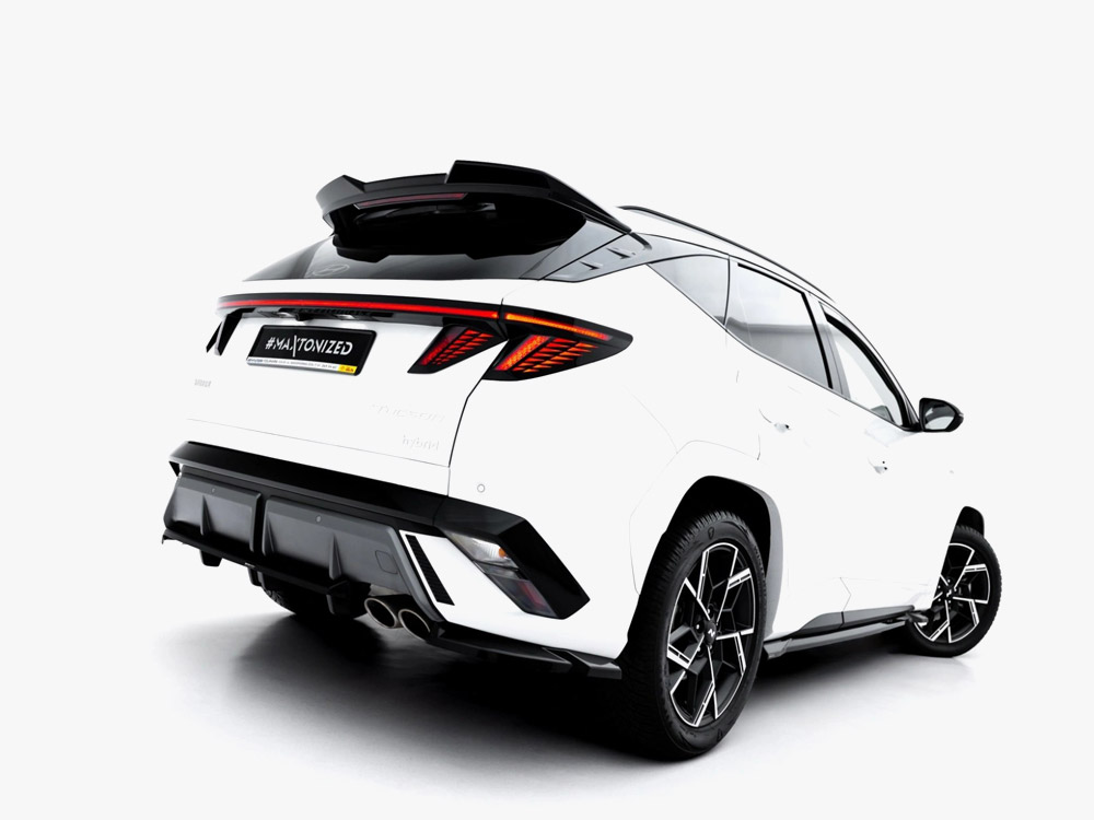 Rear Splitter (Vertical Bars) Hyundai Tucson N-Line Mk4 Facelift - 2 