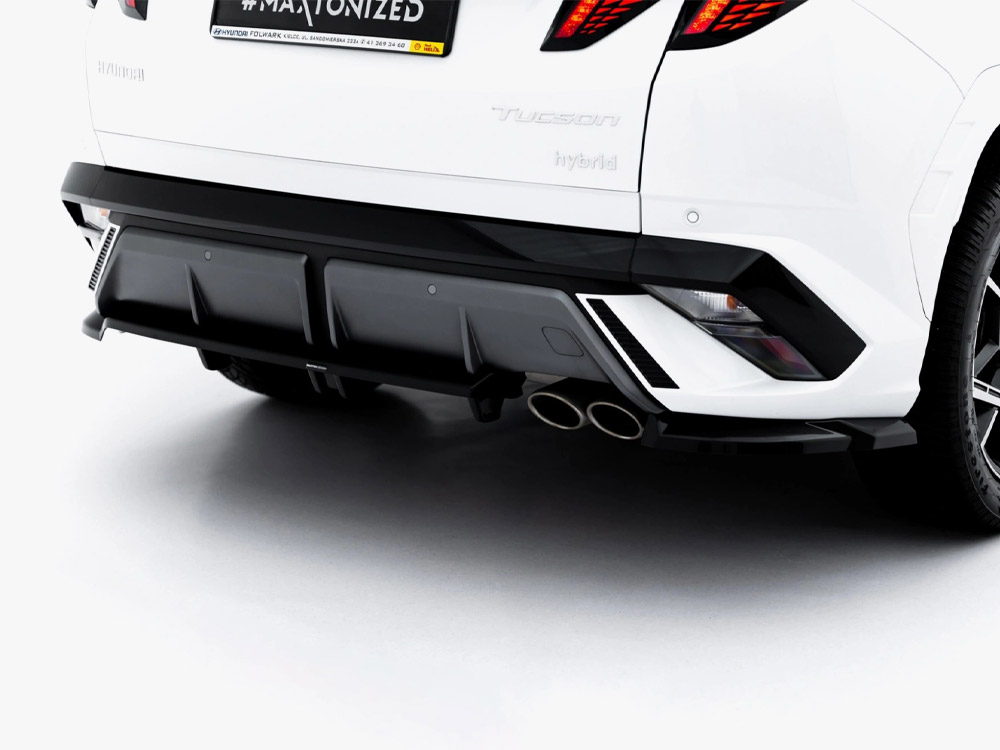 Rear Splitter (Vertical Bars) Hyundai Tucson N-Line Mk4 Facelift - 3 