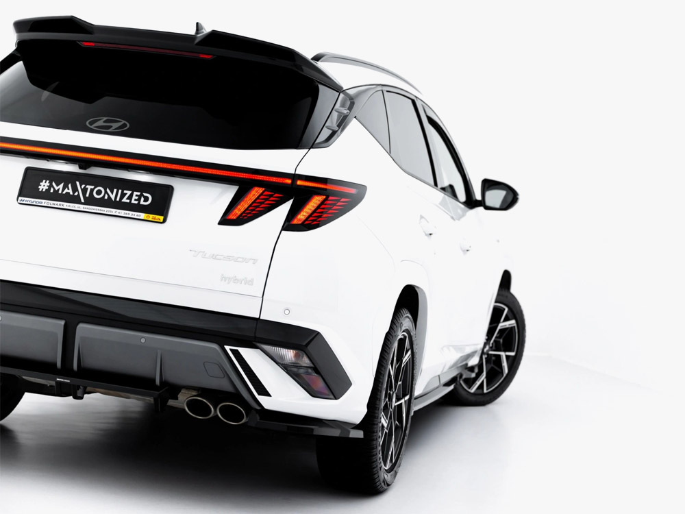 Rear Splitter (Vertical Bars) Hyundai Tucson N-Line Mk4 Facelift - 5 