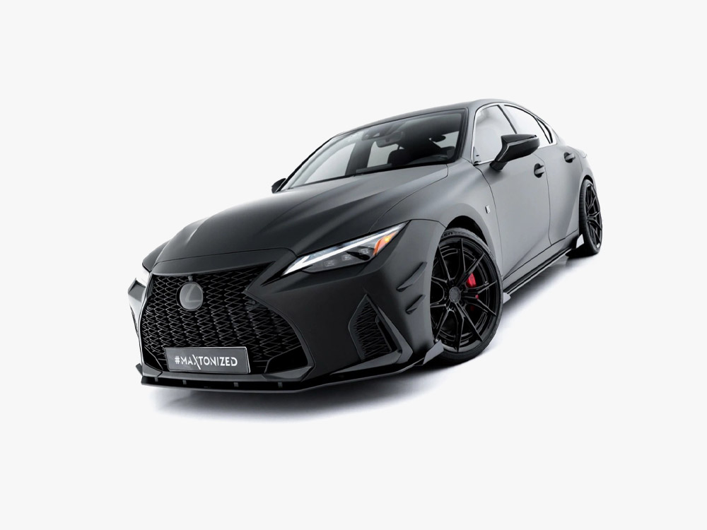 Street PRO Front Splitter + Flaps compatible with Lexus IS 500 Mk3 Facelift 2 (XE30) - 2 