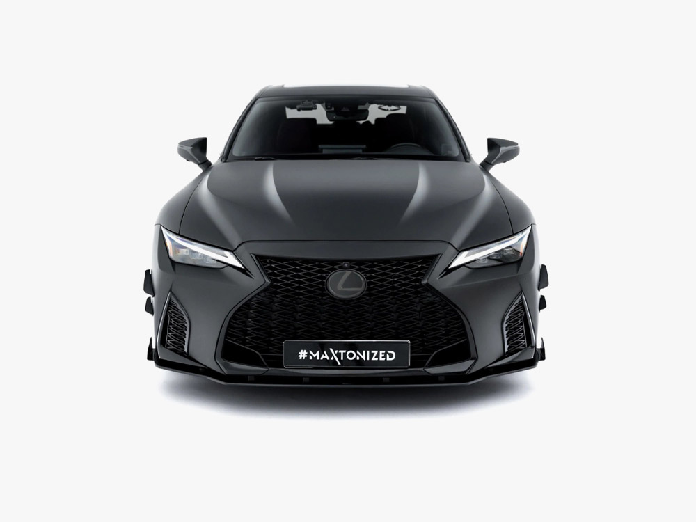 Street PRO Front Splitter + Flaps compatible with Lexus IS 500 Mk3 Facelift 2 (XE30) - 4 