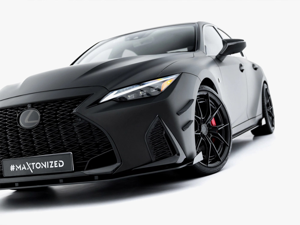 Street PRO Front Splitter + Flaps compatible with Lexus IS 500 Mk3 Facelift 2 (XE30) - 6 