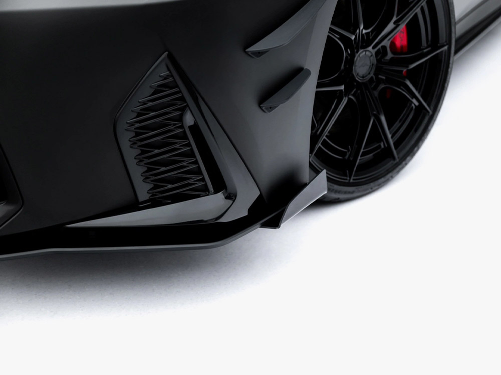 Street PRO Front Splitter + Flaps compatible with Lexus IS 500 Mk3 Facelift 2 (XE30) - 7 
