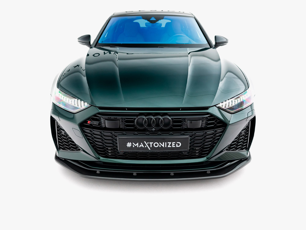 Carbon Fiber Front Splitter Audi RS7 C8 - 5 