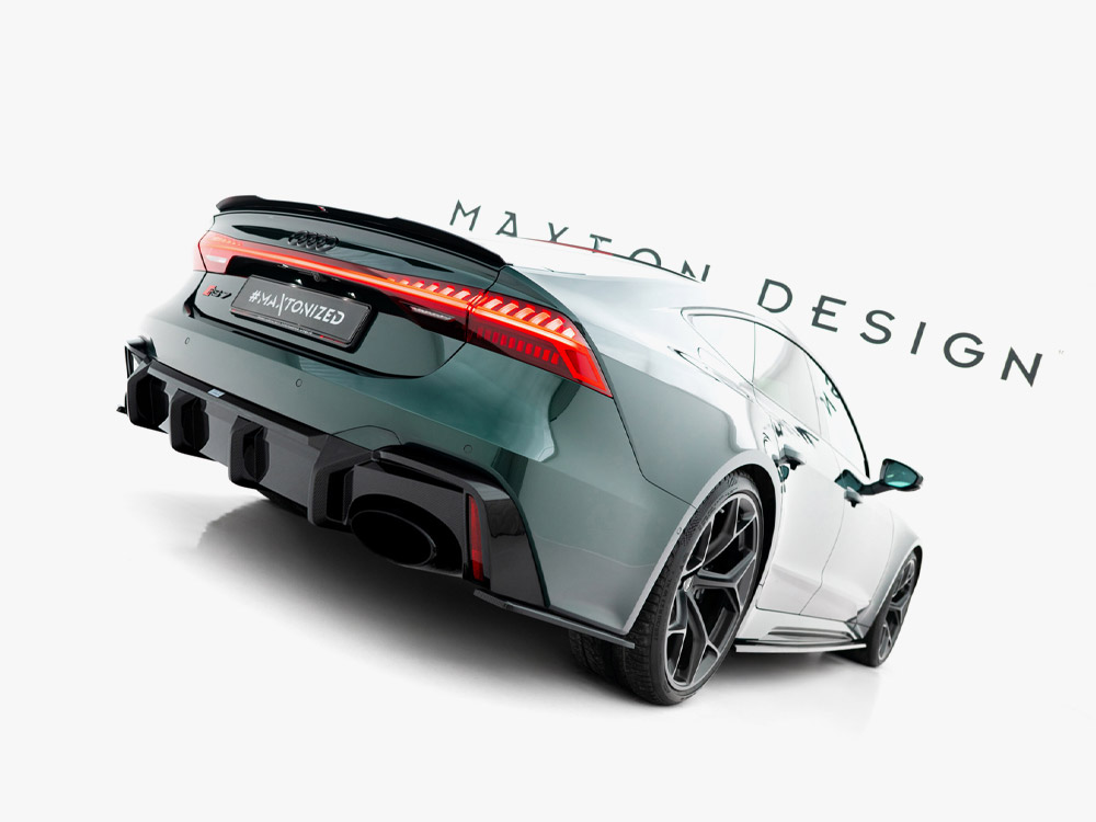 Prepreg Carbon Fiber Rear Side Splitters Audi RS7 C8 - 3 