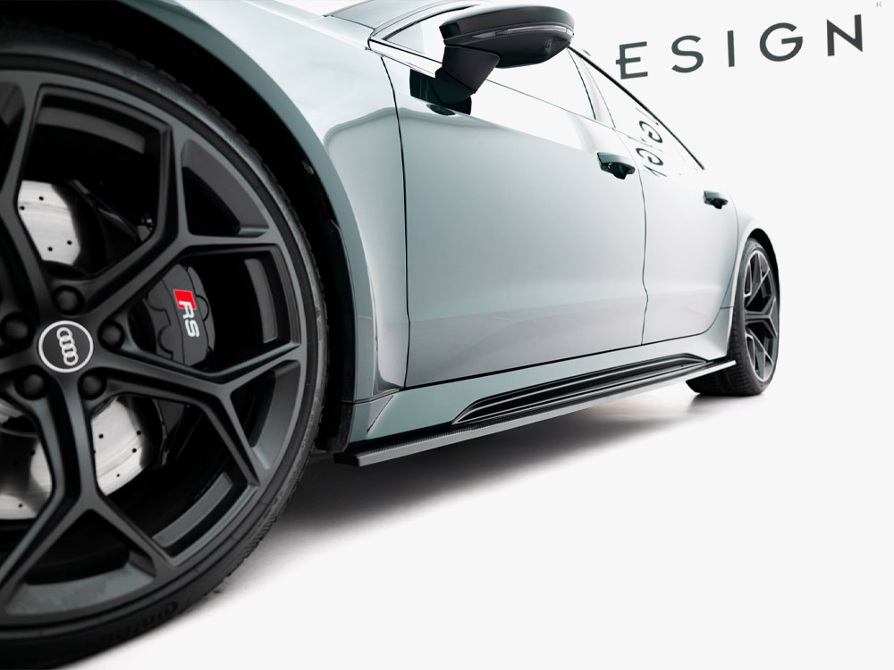 Carbon Fiber Side Skirts Audi RS7 C8 - 6 