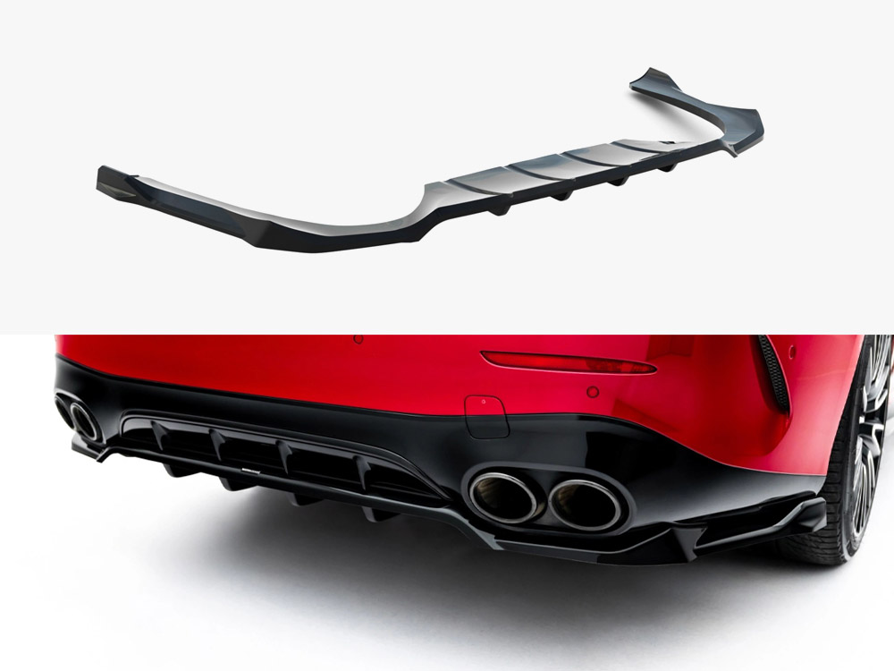 Rear Splitter (Vertical Bars) Mercedes-AMG E53 Sedan / Estate W214 - 1 