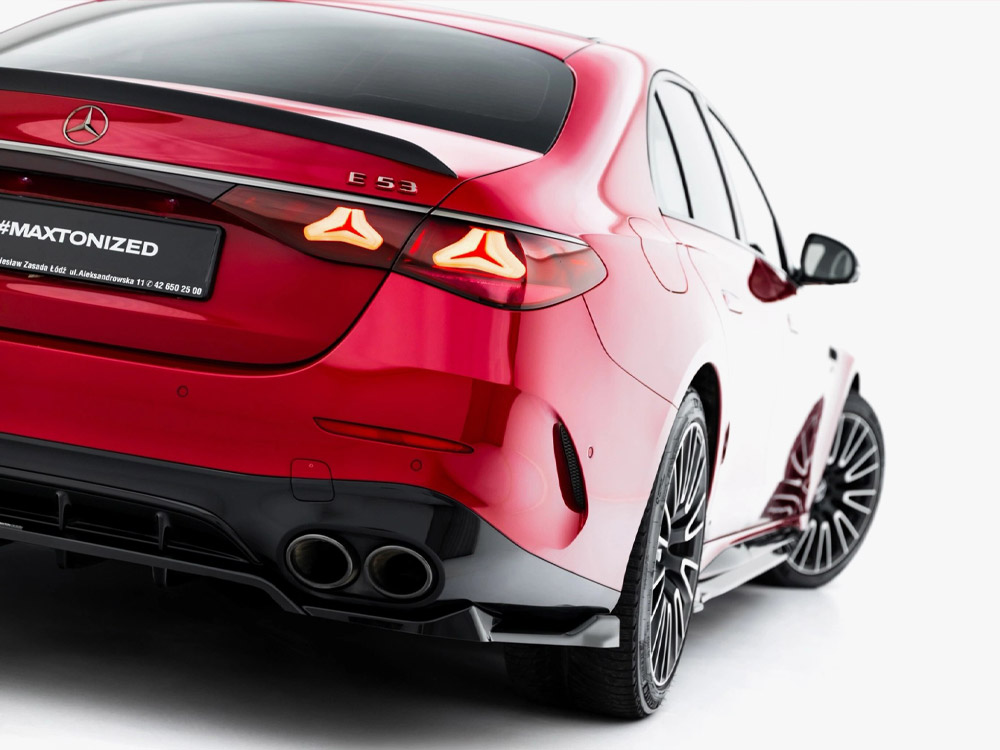 Rear Splitter (Vertical Bars) Mercedes-AMG E53 Sedan / Estate W214 - 6 