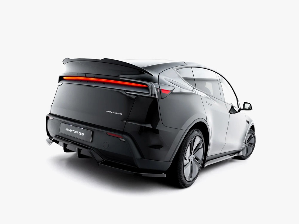 Rear Splitter (Vertical Bars) Tesla Model Y Premium Mk1 Facelift - 2 