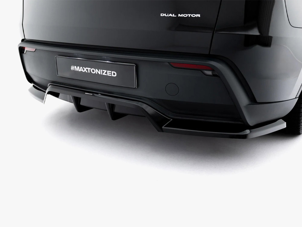 Rear Splitter (Vertical Bars) Tesla Model Y Premium Mk1 Facelift - 3 