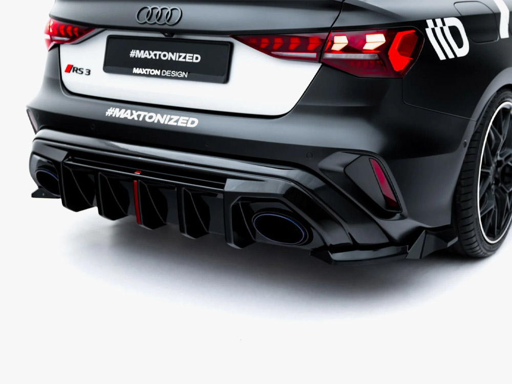 Rear Side Splitters V.3 Audi RS3 Sedan 8Y Facelift - 3 