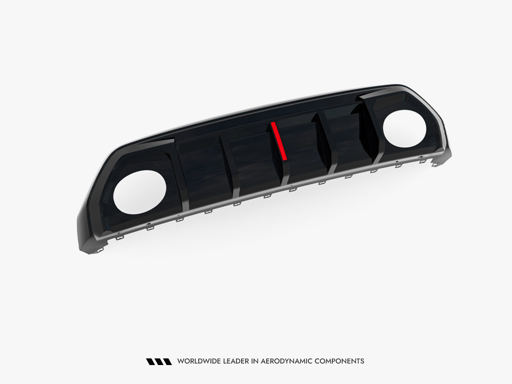 Rear Valance Audi RS3 Sedan 8Y Facelift (Version with original reflector) - 7 