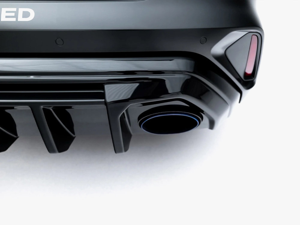 Rear Valance Audi RS3 Sedan 8Y Facelift (Version with LED light) - 6 