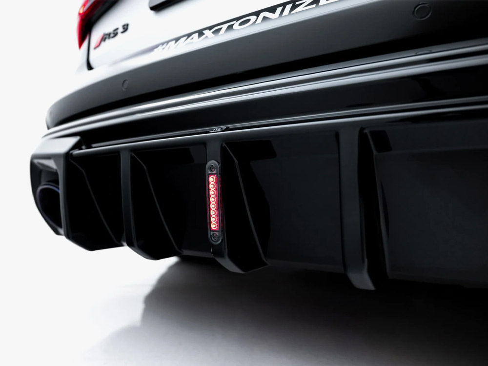 Rear Valance Audi RS3 Sedan 8Y Facelift (Version with LED light) - 3 