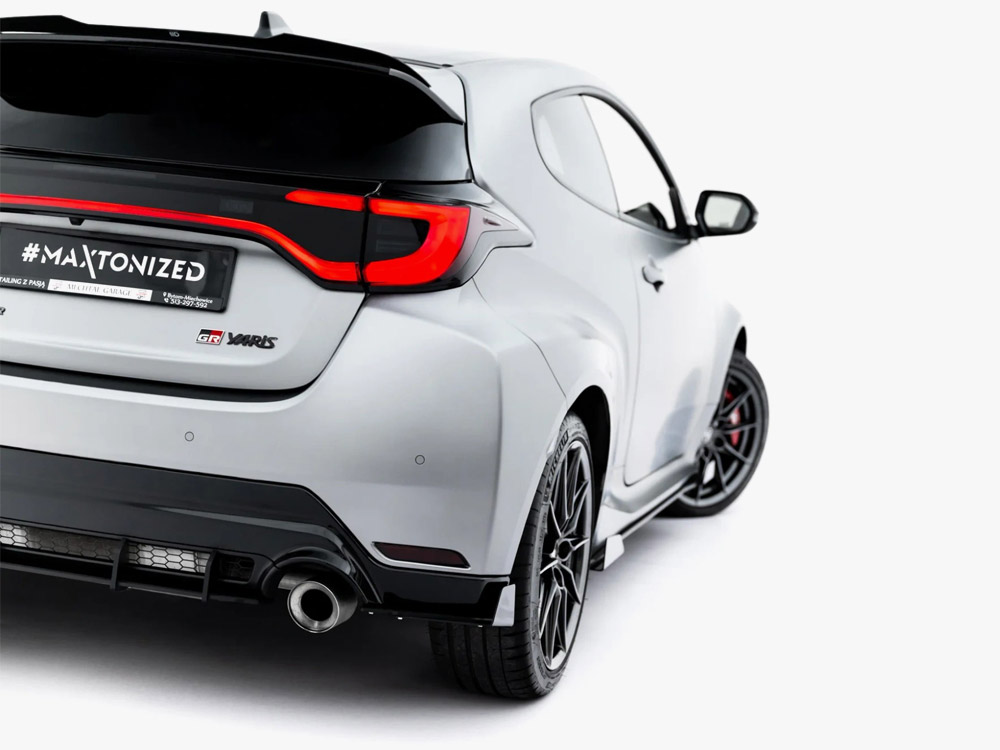 Street PRO Rear Side Splitters + Flaps Toyota GR Yaris Mk4 Facelift - 3 