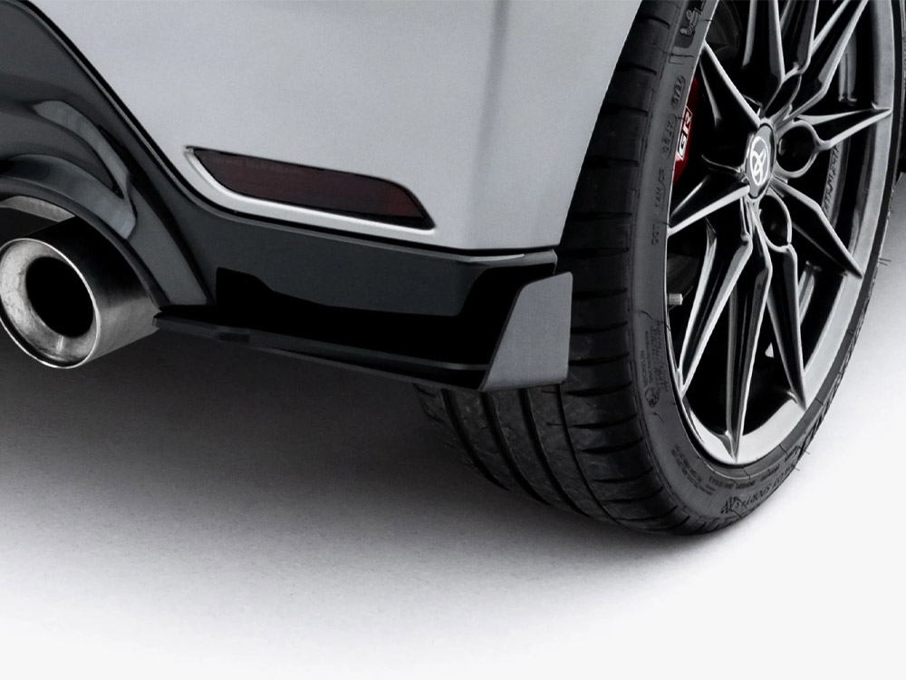 Street PRO Rear Side Splitters + Flaps Toyota GR Yaris Mk4 Facelift - 4 