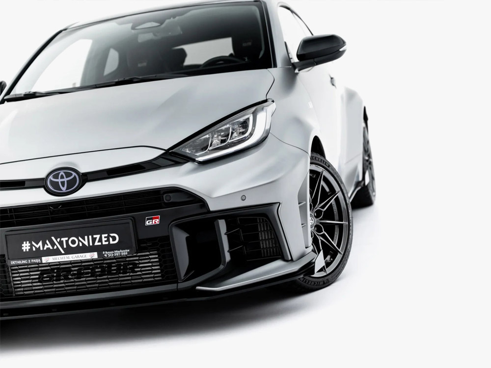 Street PRO Front Splitter + Flaps Toyota GR Yaris Mk4 Facelift - 7 