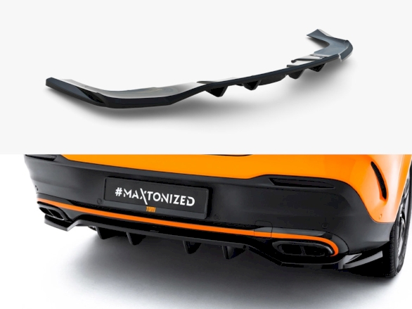 Rear Splitter (Vertical Bars) V.2 Mercedes-Benz GLE Coupe AMG-Line C167 / C167 Facelift