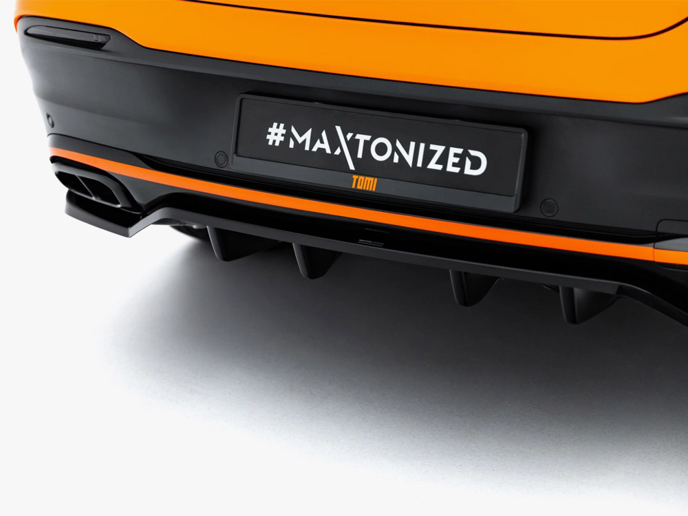 Rear Splitter (Vertical Bars) V.2 Mercedes-Benz GLE Coupe AMG-Line C167 / C167 Facelift - 5 