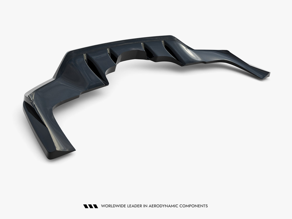 Rear Splitter (Vertical Bars) V.2 Mercedes-Benz GLE Coupe AMG-Line C167 / C167 Facelift - 9 