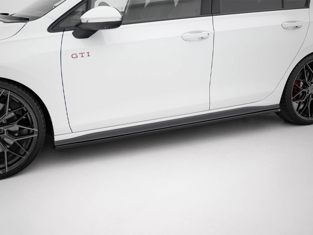 Side Skirts Diffusers V.1 compatible with Volkswagen Golf GTI / GTE / GTI Clubsport / GTD / R-Line Mk8 - 3 