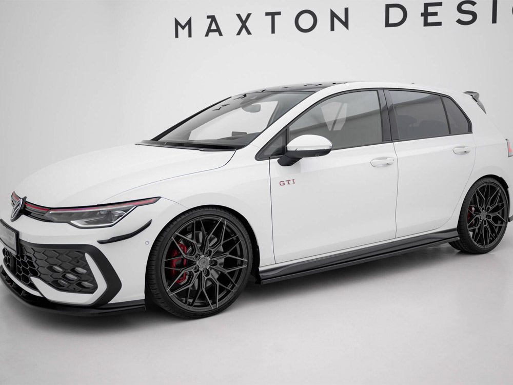 Side Skirts Diffusers V.4 Volkswagen Golf GTI / GTE / GTI Clubsport / GTD/ R-Line Mk8 - 2 