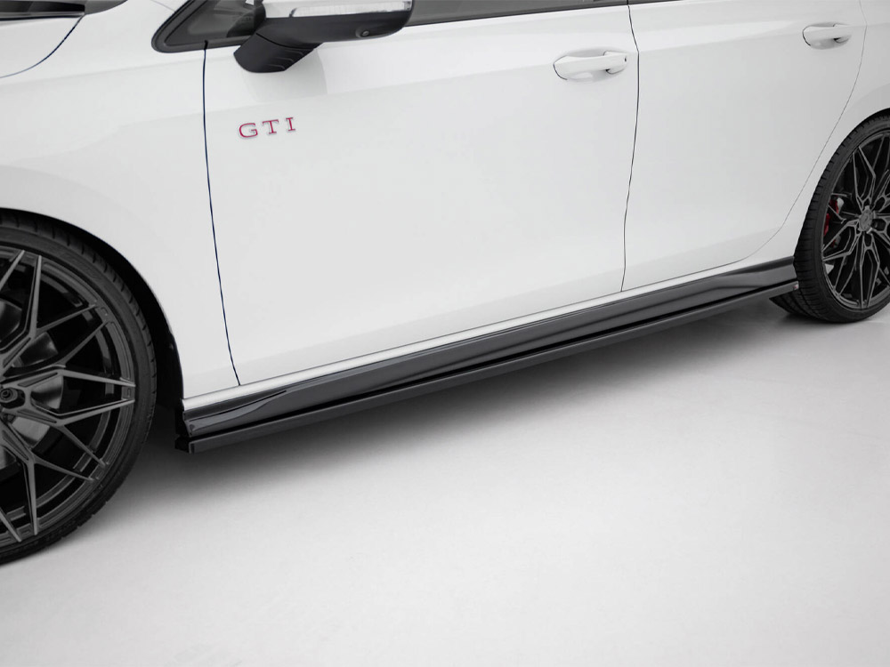 Side Skirts Diffusers V.4 Volkswagen Golf GTI / GTE / GTI Clubsport / GTD/ R-Line Mk8 - 3 