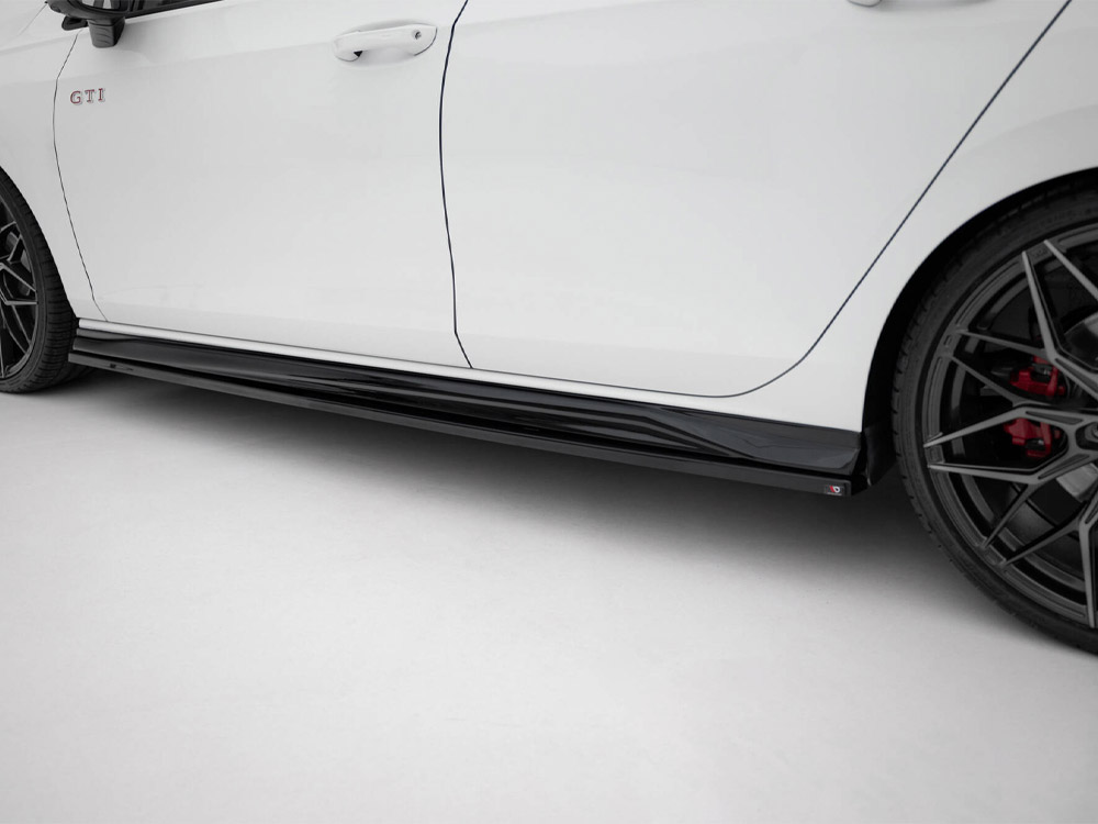 Side Skirts Diffusers V.4 Volkswagen Golf GTI / GTE / GTI Clubsport / GTD/ R-Line Mk8 - 4 