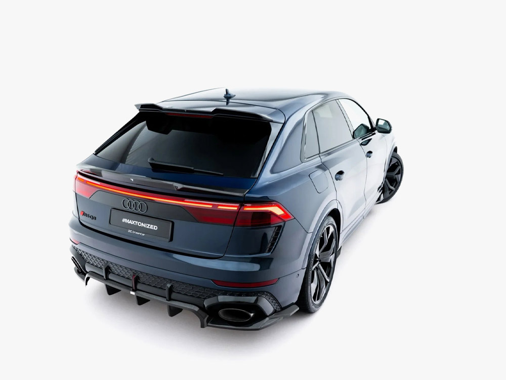 Prepreg Carbon Fiber Tailgate Spoiler (Upper) Audi RSQ8 Mk1 Facelift - 2 