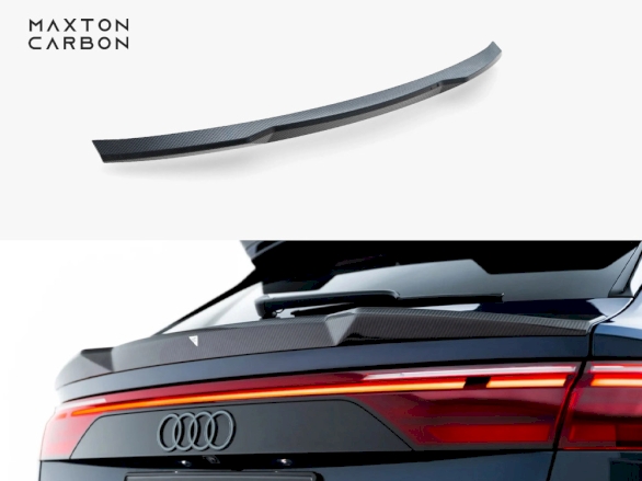 Prepreg Carbon Fiber Tailgate Spoiler (Lower) Audi RSQ8 Mk1 Facelift