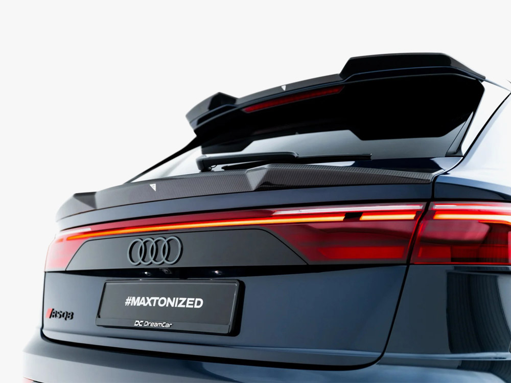 Prepreg Carbon Fiber Tailgate Spoiler (Lower) Audi RSQ8 Mk1 Facelift - 3 