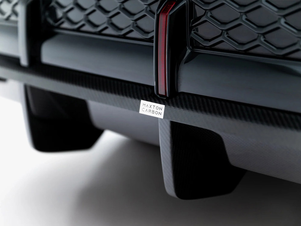 Prepreg Carbon Fiber Rear Splitter (Vertical Bars) Audi RSQ8 Mk1 Facelift - 9 