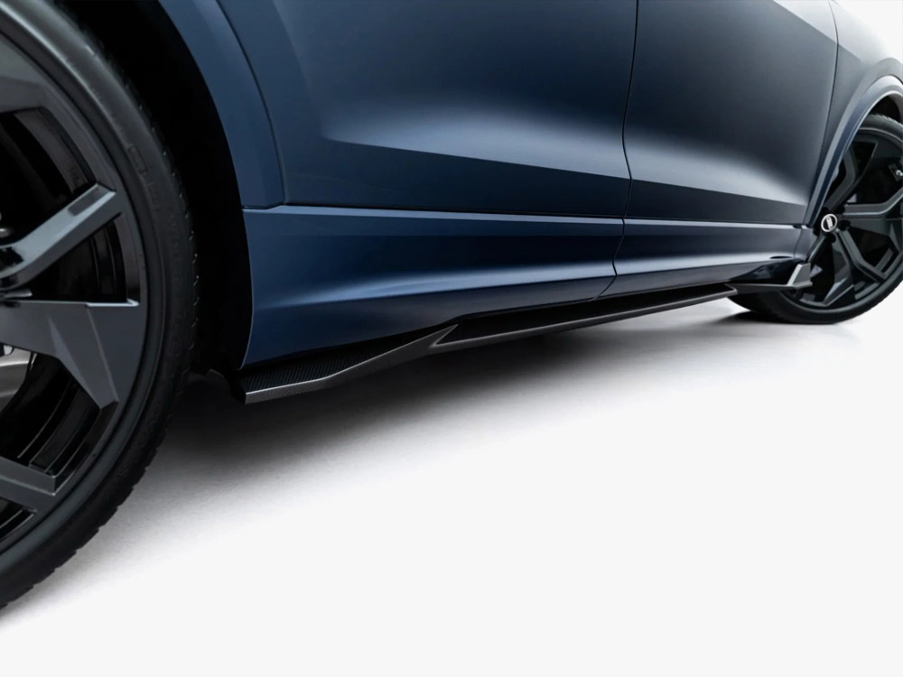 Prepreg Carbon Fiber Side Skirts Audi RSQ8 Mk1 Facelift - 5 