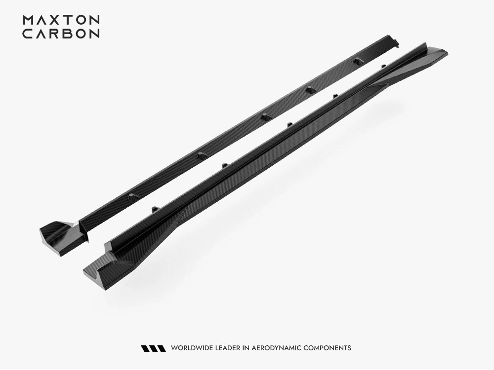 Prepreg Carbon Fiber Side Skirts Audi RSQ8 Mk1 Facelift - 7 