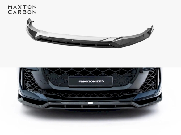 Prepreg Carbon Fiber Front Splitter Audi RSQ8 Mk1 Facelift