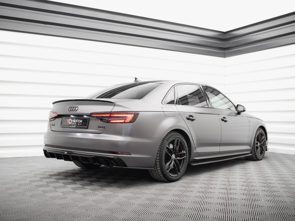 Spoiler CAP V.2 Audi S4 / A4 Standard / S-Line / Competition Sedan B9 / B9 Facelift - 2 