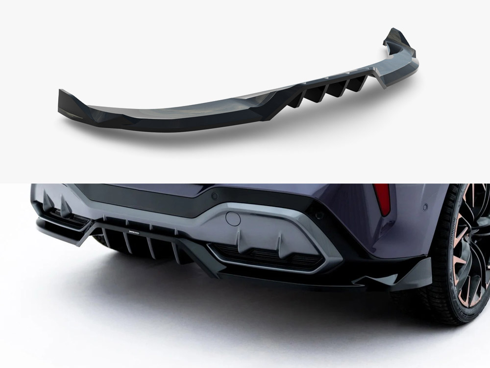 Rear Splitter (Vertical Bars) V.3 Cupra Terramar Mk1 (Version with towbar) - 1 