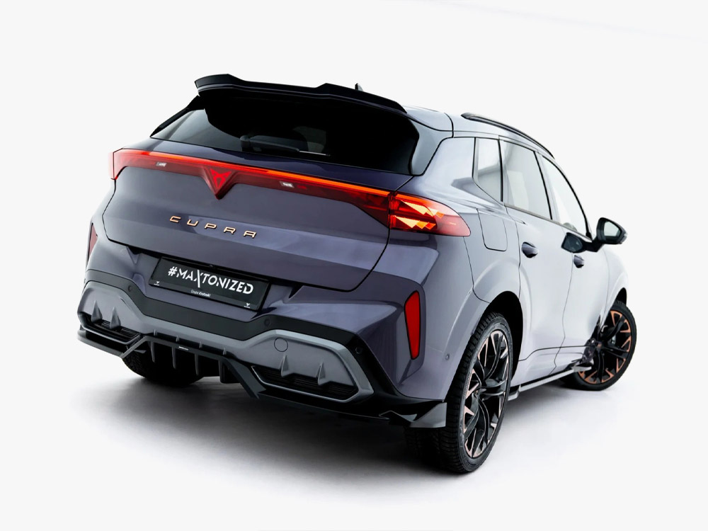 Rear Splitter (Vertical Bars) V.3 Cupra Terramar Mk1 (Version with towbar) - 2 