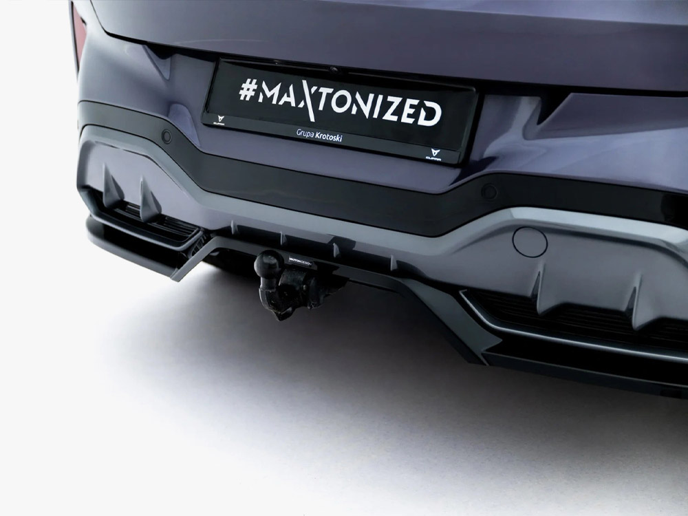 Rear Splitter (Vertical Bars) V.3 Cupra Terramar Mk1 (Version with towbar) - 7 