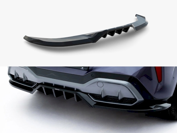 Rear Splitter (Vertical Bars) V.4 Cupra Terramar Mk1 (Version with towbar)