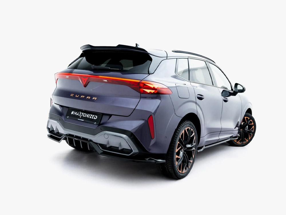 Rear Splitter (Vertical Bars) V.4 Cupra Terramar Mk1 (Version with towbar) - 2 