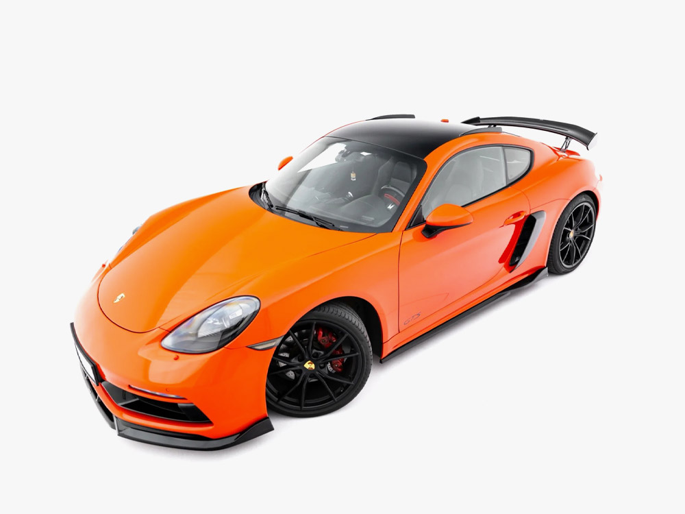 Short Roof Rails Porsche 718 Cayman Standard / S / T / GTS 982c - 2 