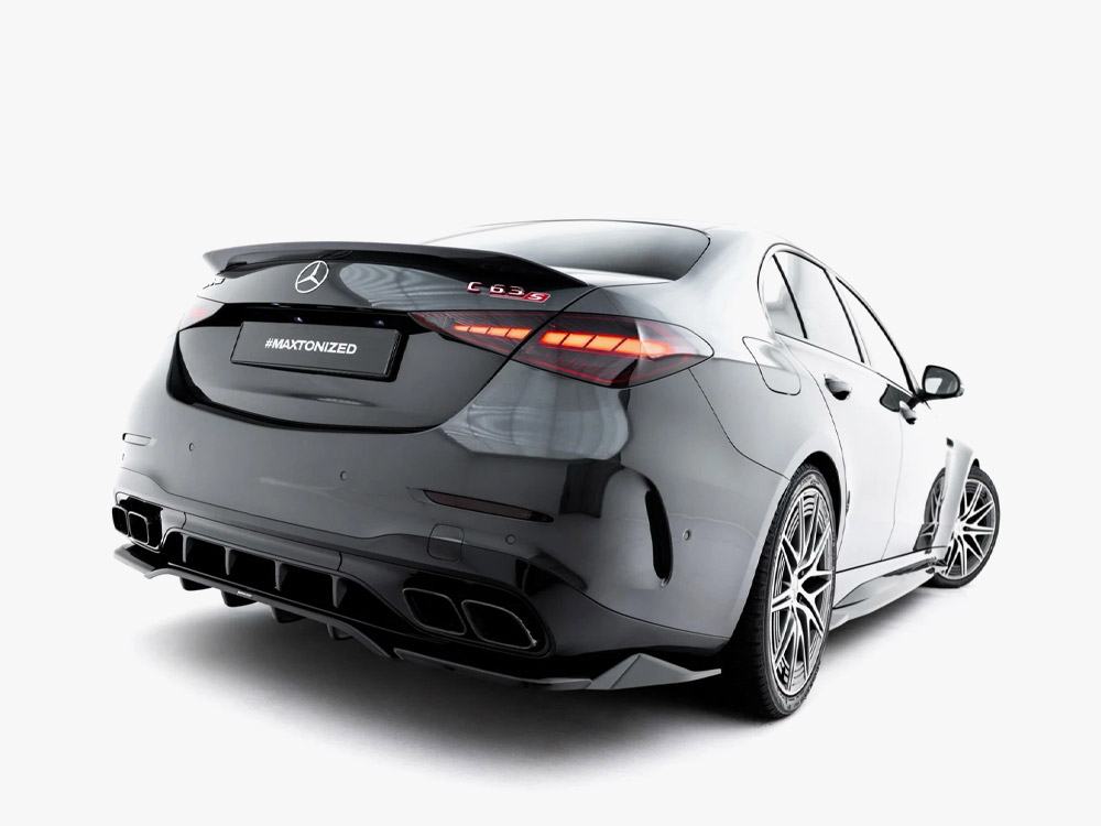 Rear Splitter (Vertical Bars) Mercedes-AMG C63 Sedan / Estate W206 / S206 - 2 