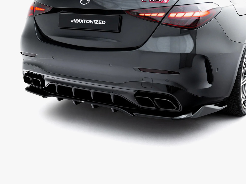 Rear Splitter (Vertical Bars) Mercedes-AMG C63 Sedan / Estate W206 / S206 - 3 