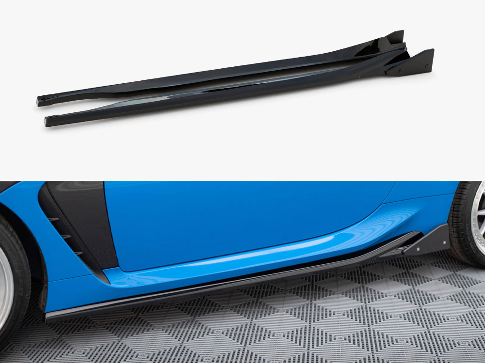 Side Skirts Diffusers V.1 + Flaps Toyota GR86 Mk1 - 1 