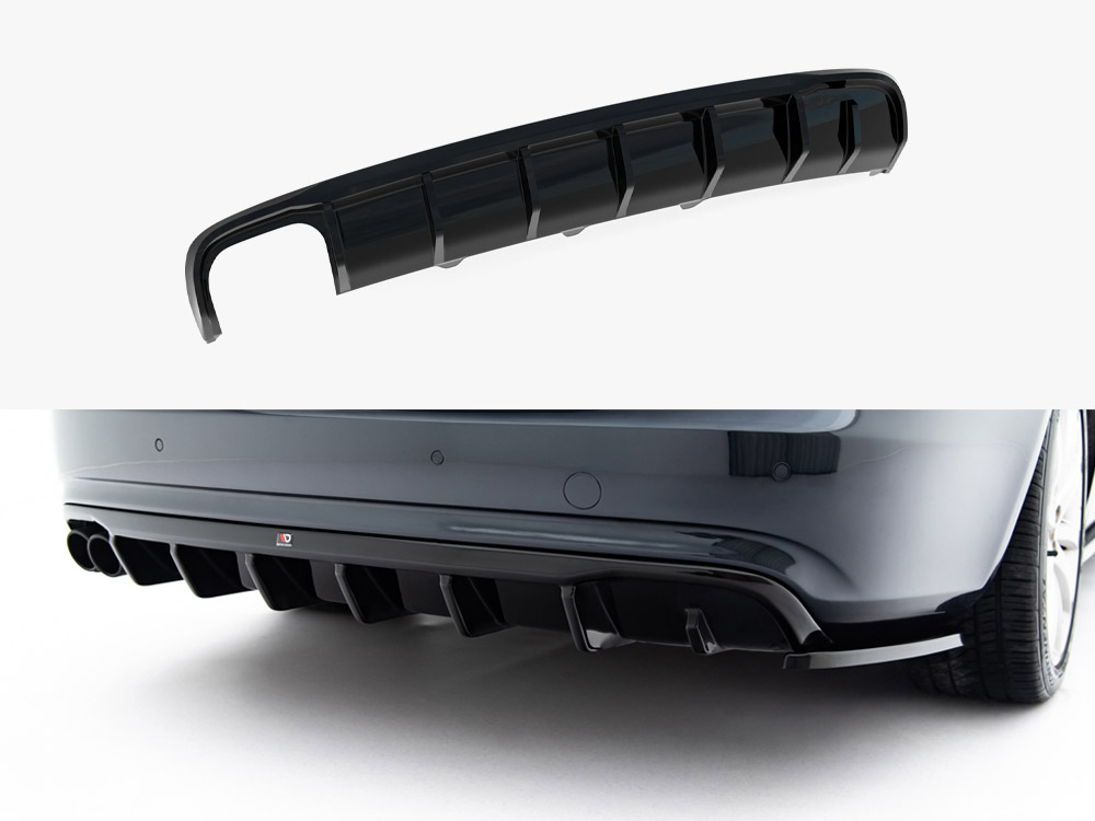 Rear Valance Audi A4 B8 Facelift (Single side dual exhaust version) - 1 