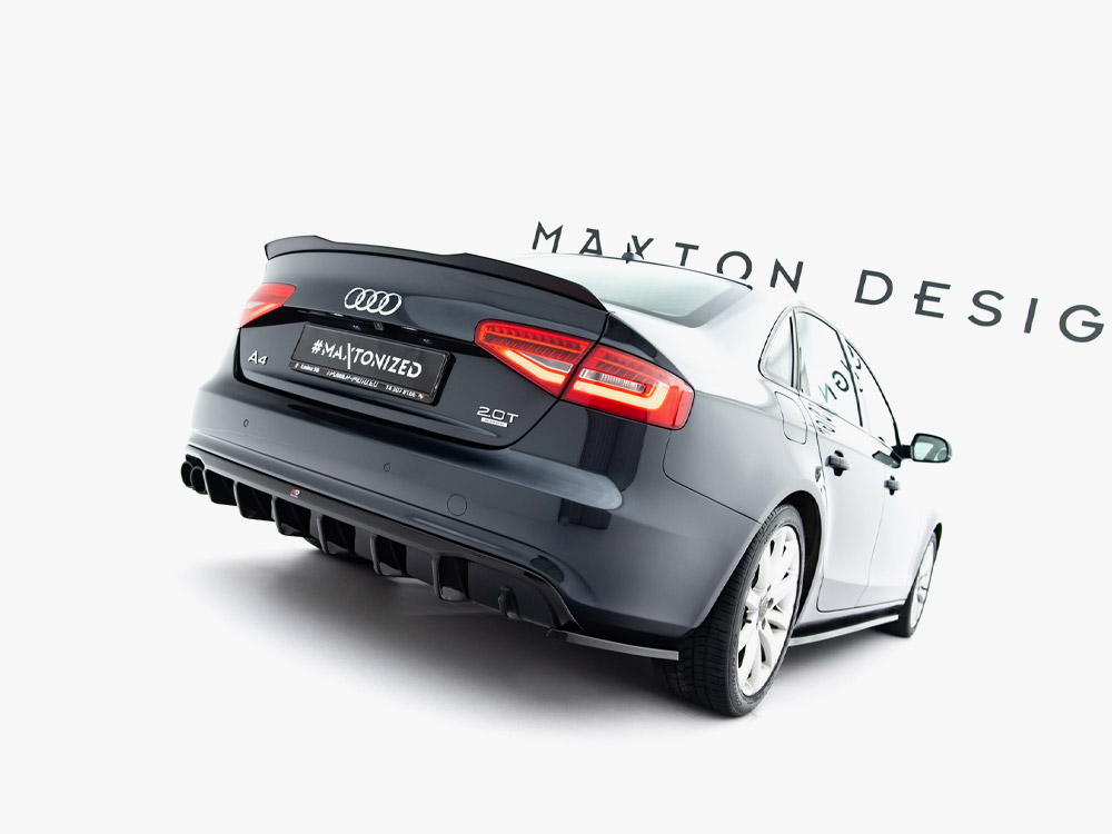 Rear Valance Audi A4 B8 Facelift (Single side dual exhaust version) - 3 