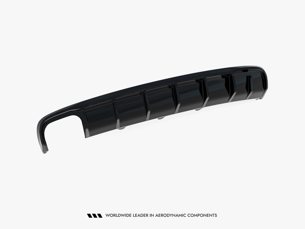Rear Valance Audi A4 B8 Facelift (Single side dual exhaust version) - 6 