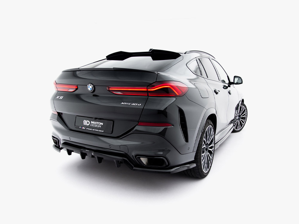 Central Rear Splitter (Vertical Bars) V.1 BMW X6 M-Pack G06 Facelift - 2 